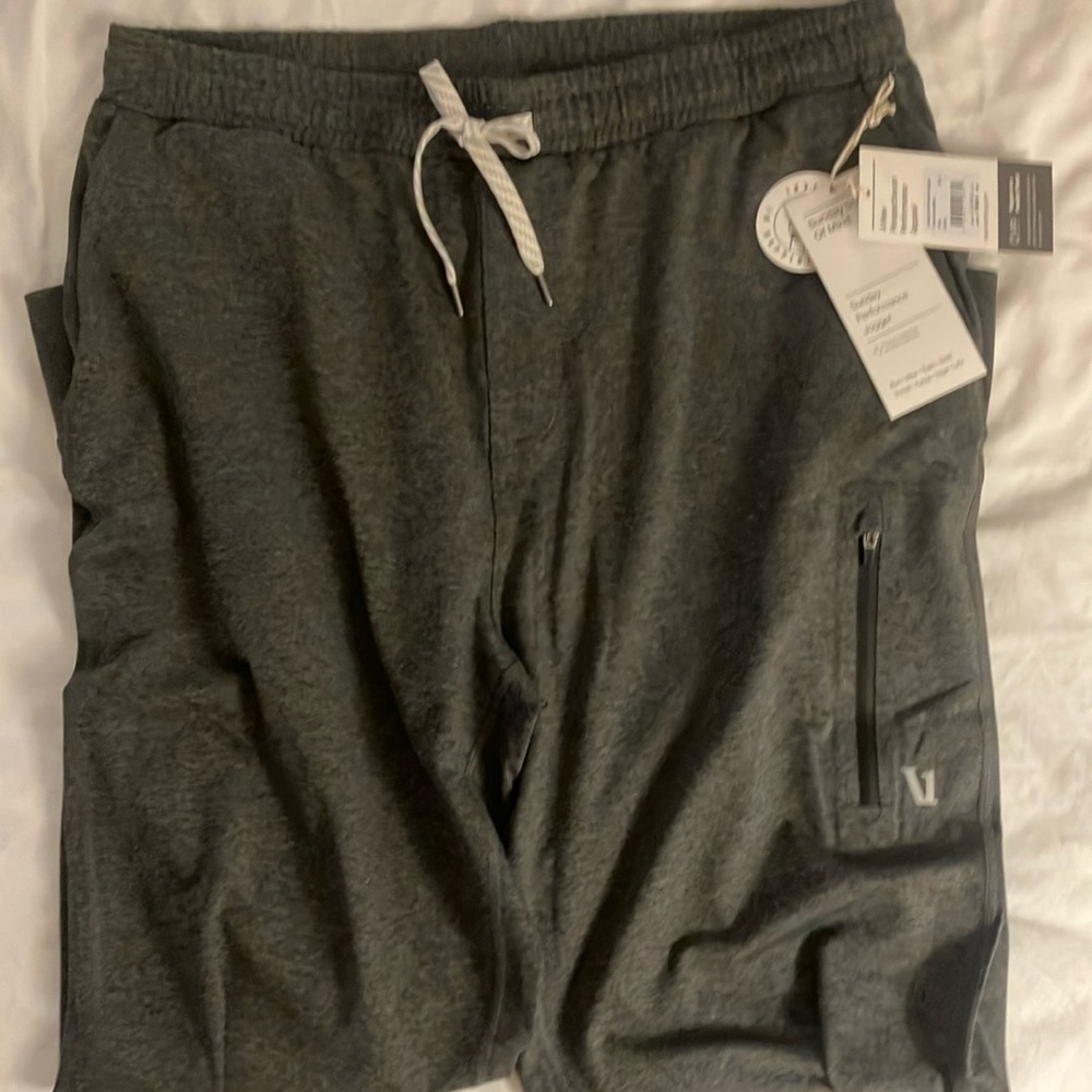 Vuori Sunday Performance Jogger, Charcoal Heather Large